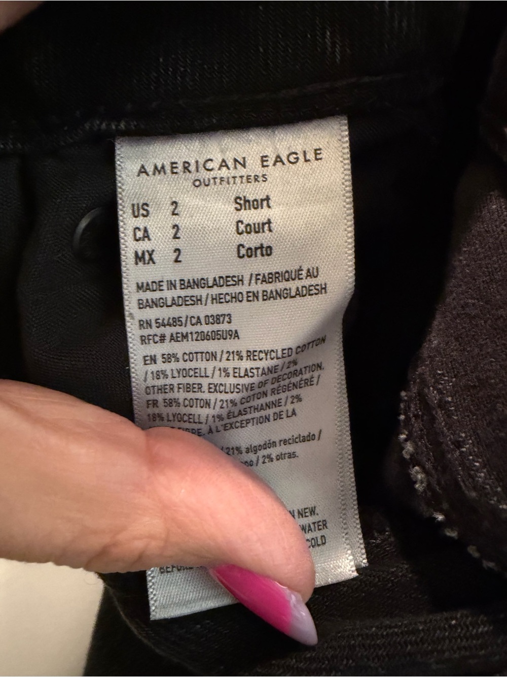 NEW American Eagle Curvy Super High-Rise Baggy Wide Leg Jeans - Size 2 Short - Picture 4 of 5